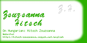 zsuzsanna hitsch business card